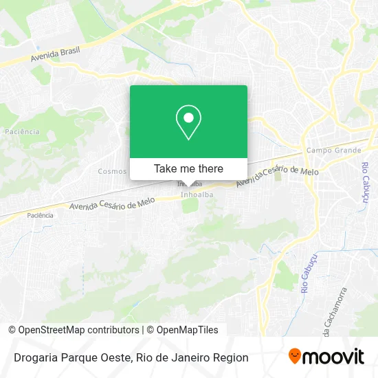 Drogaria Parque Oeste map