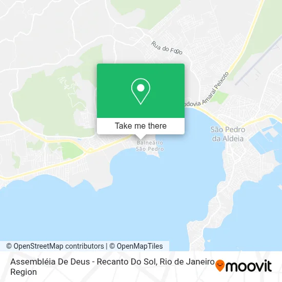 Assembléia De Deus - Recanto Do Sol map