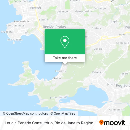 Letícia Penedo Consultório map