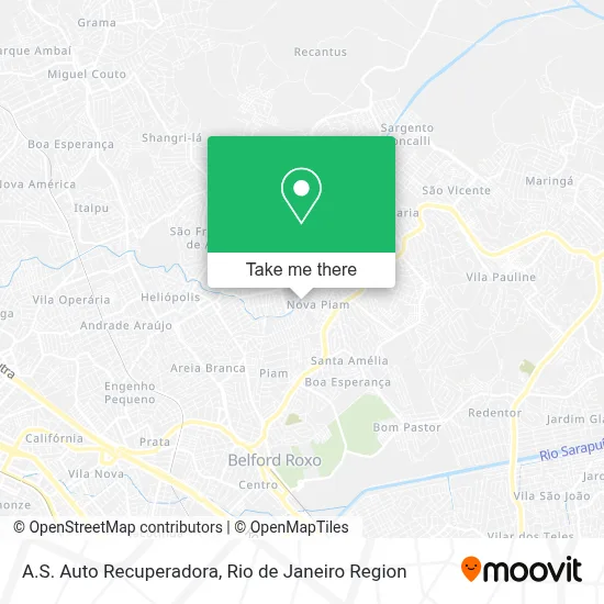 A.S. Auto Recuperadora map