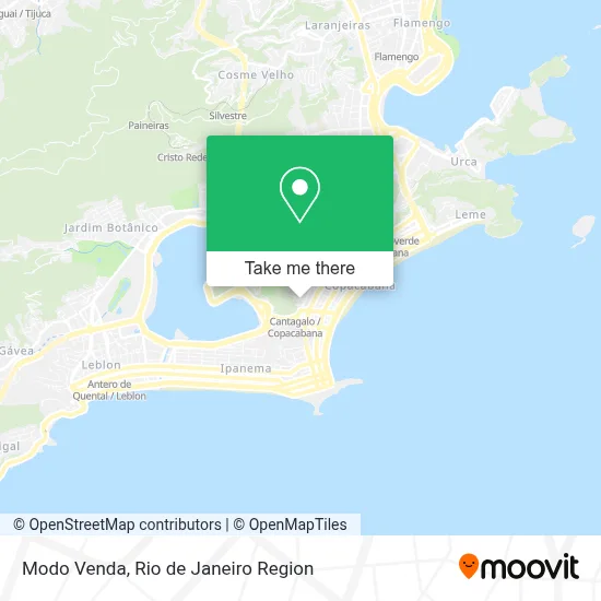 Modo Venda map