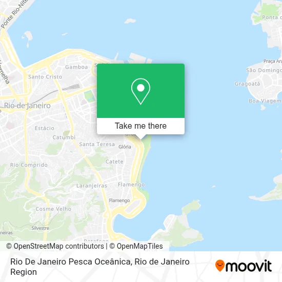 Rio De Janeiro Pesca Oceânica map