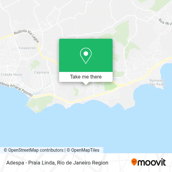 Adespa - Praia Linda map