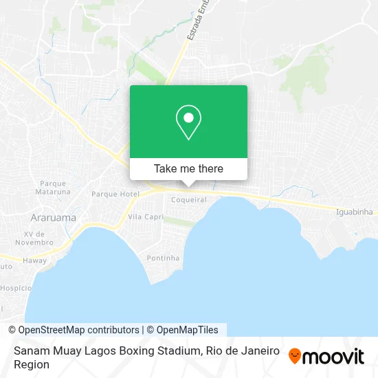 Sanam Muay Lagos Boxing Stadium map