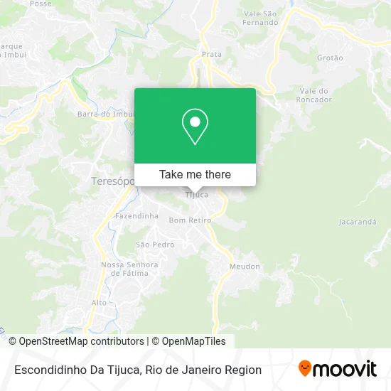 Escondidinho Da Tijuca map