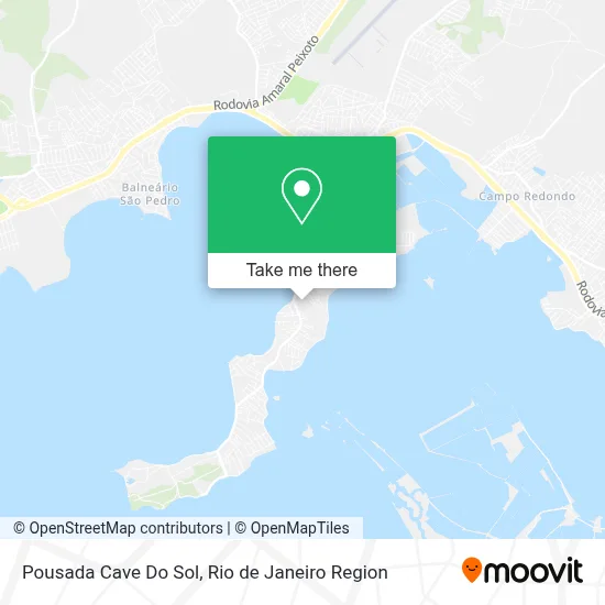 Pousada Cave Do Sol map