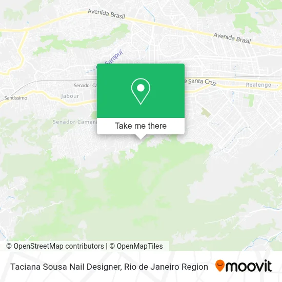 Taciana Sousa Nail Designer map