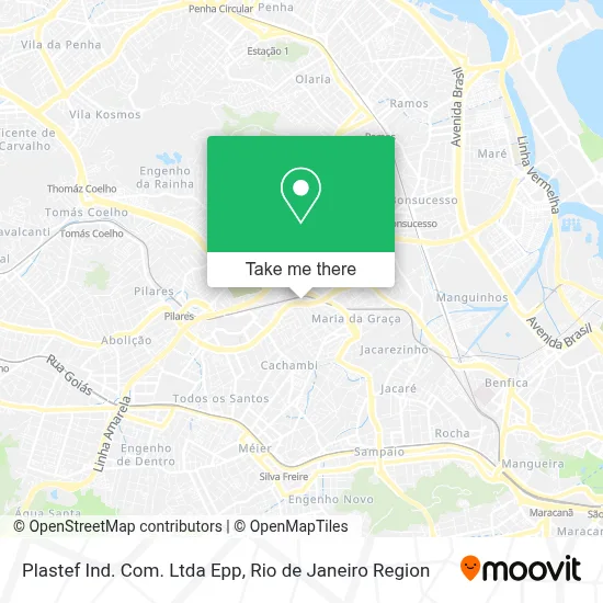 Plastef Ind. Com. Ltda Epp map