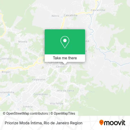 Priorize Moda Íntima map