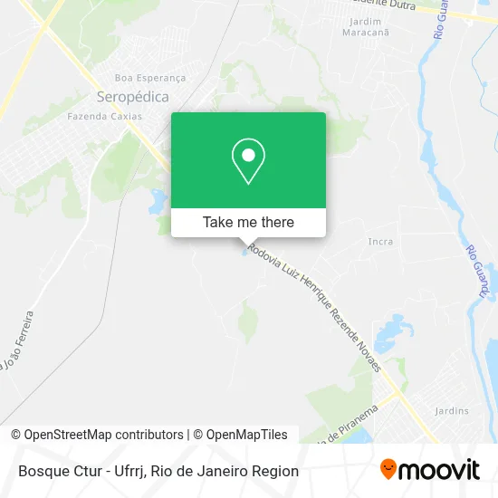 Bosque Ctur - Ufrrj map