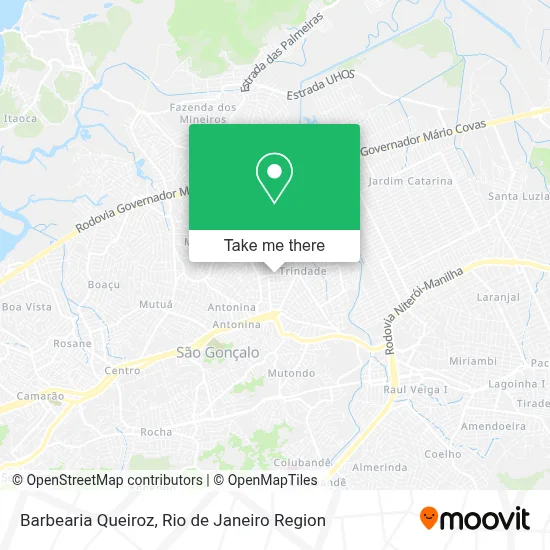 Barbearia Queiroz map