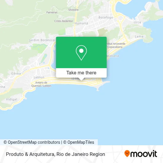 Produto & Arquitetura map