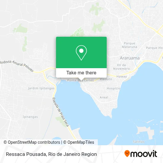 Ressaca Pousada map