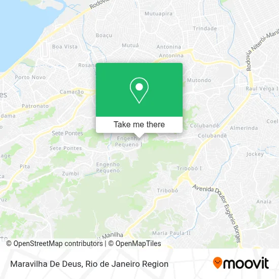 Maravilha De Deus map
