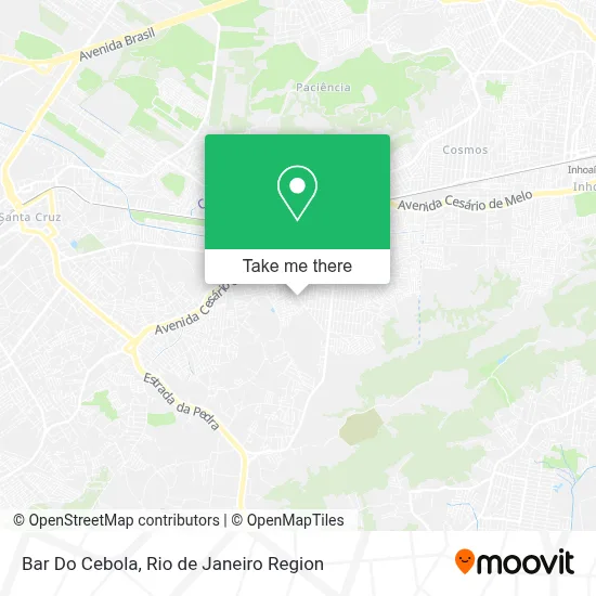 Bar Do Cebola map