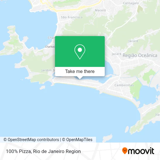 100% Pizza map