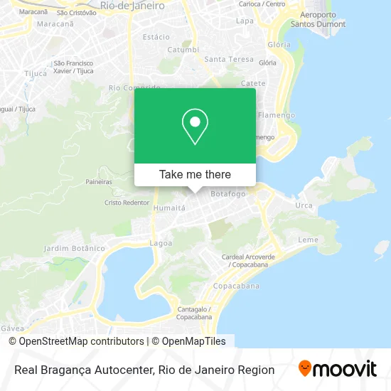 Real Bragança Autocenter map