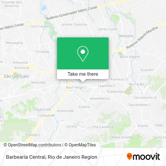 Barbearia Central map
