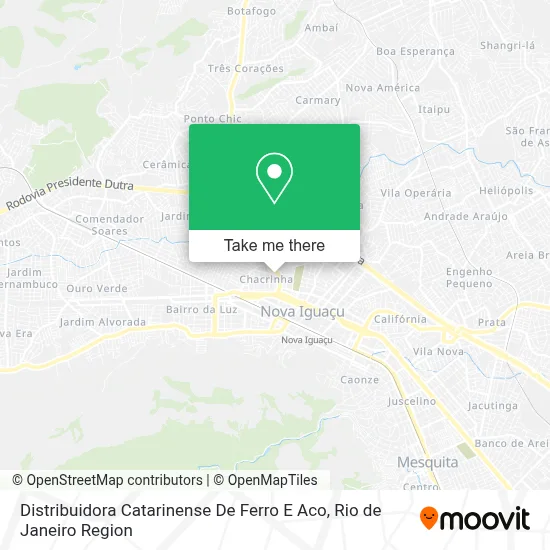 Distribuidora Catarinense De Ferro E Aco map