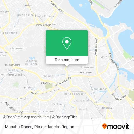 Macabu Doces map