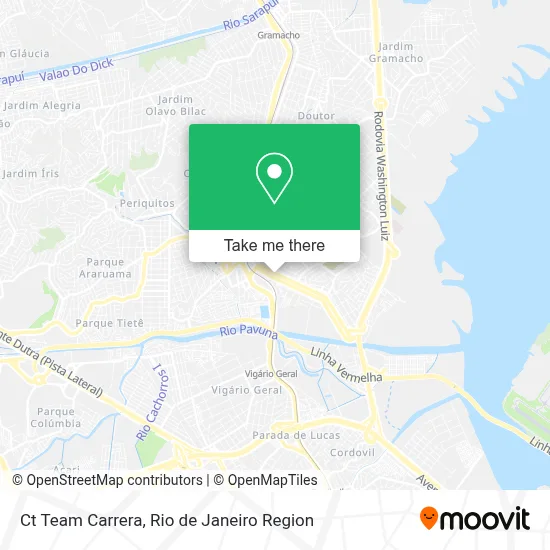 Ct Team Carrera map