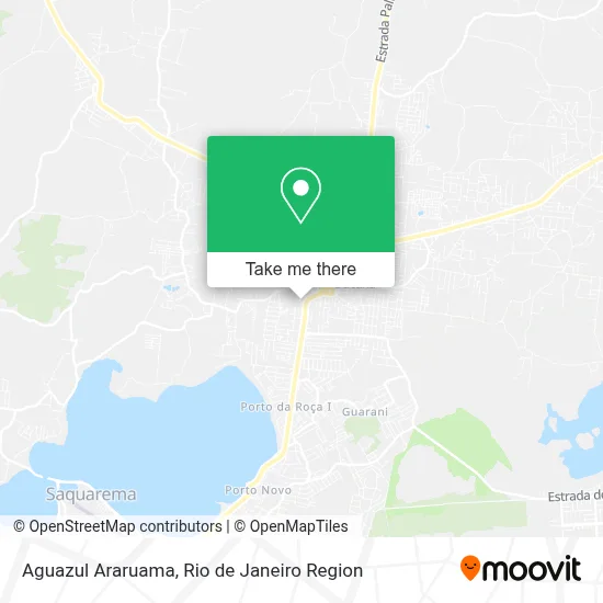 Aguazul Araruama map