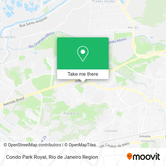 Condo Park Royal map