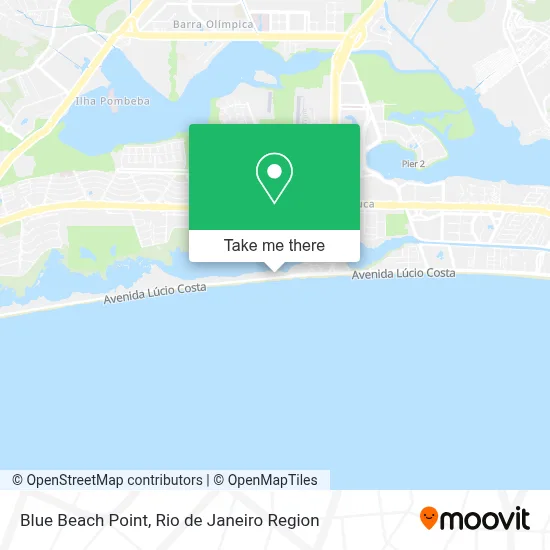 Blue Beach Point map