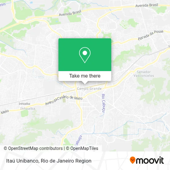 Itaú Unibanco map