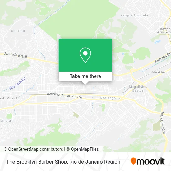 The Brooklyn Barber Shop map