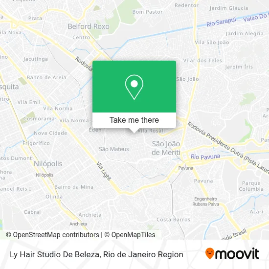 Ly Hair Studio De Beleza map