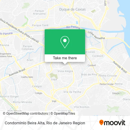 Condominío Beira Alta map