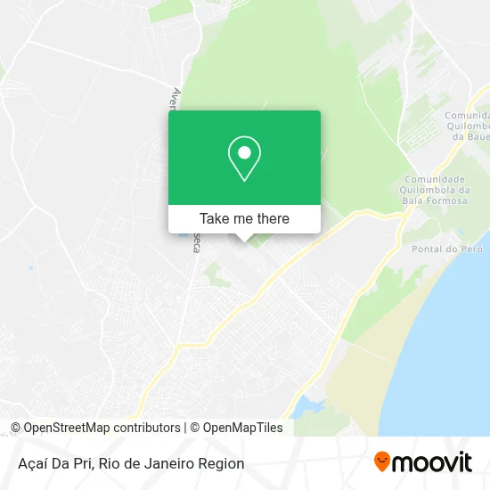 Açaí Da Pri map