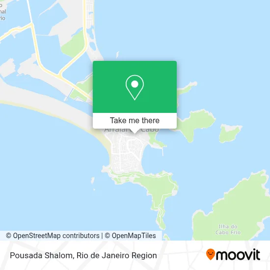 Pousada Shalom map