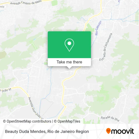 Beauty Duda Mendes map