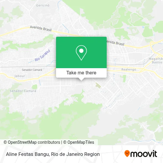 Aline Festas Bangu map