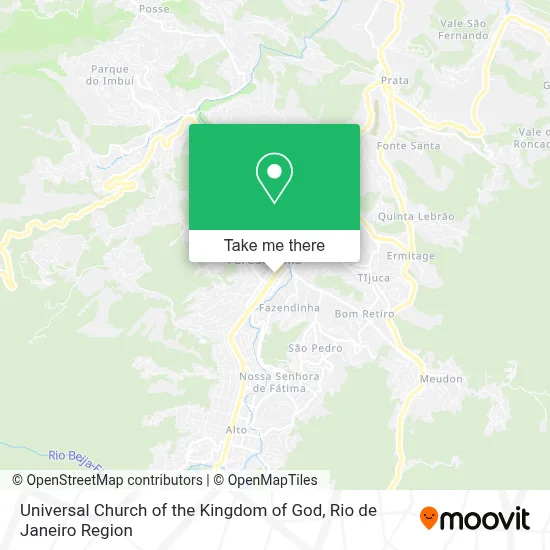 Igreja Universal Do Reino De Deus map