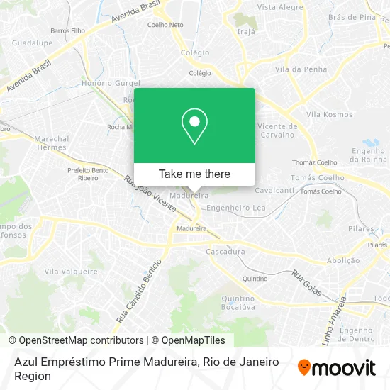 Azul Empréstimo Prime Madureira map