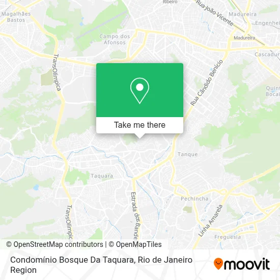 Condomínio Bosque Da Taquara map