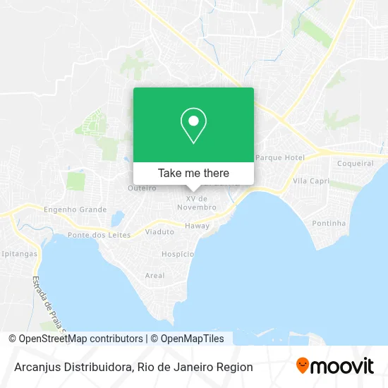 Arcanjus Distribuidora map