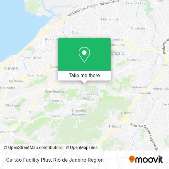 Cartão Facility Plus map