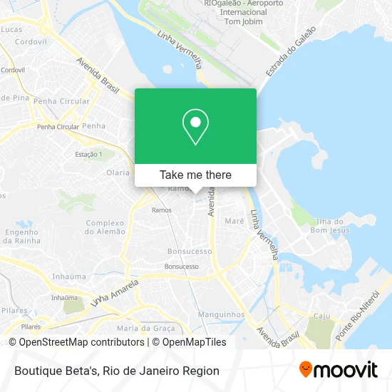 Boutique Beta's map