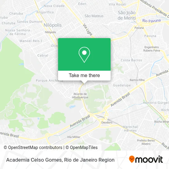 Academia Celso Gomes map