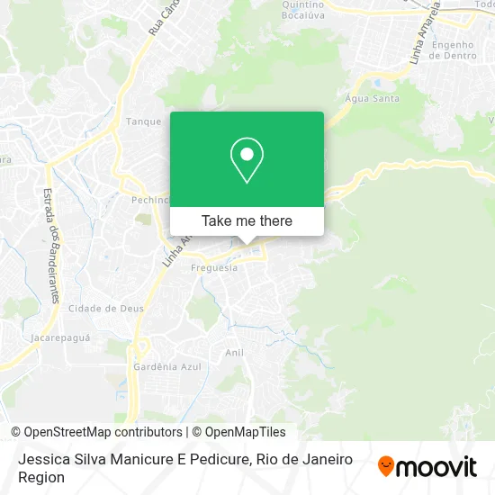 Jessica Silva Manicure E Pedicure map