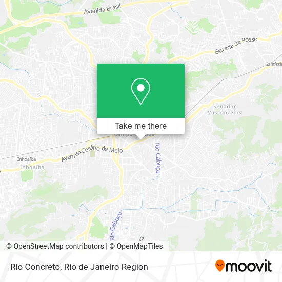 Rio Concreto map