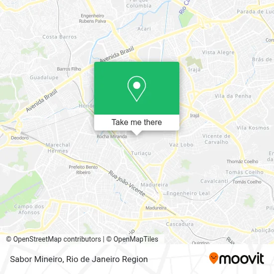 Sabor Mineiro map