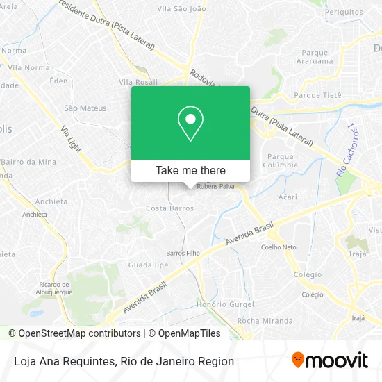 Loja Ana Requintes map