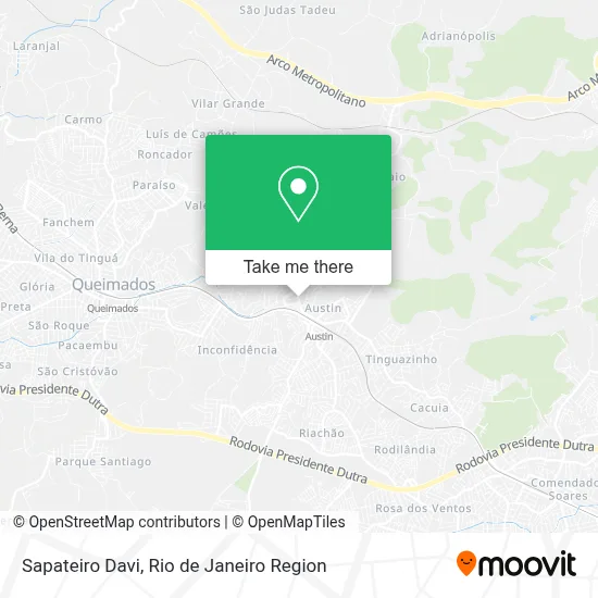 Sapateiro Davi map