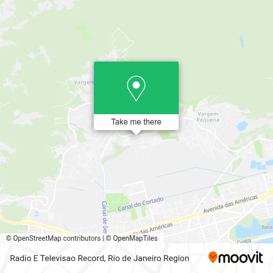 Radio E Televisao Record map