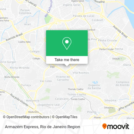 Armazém Express map
